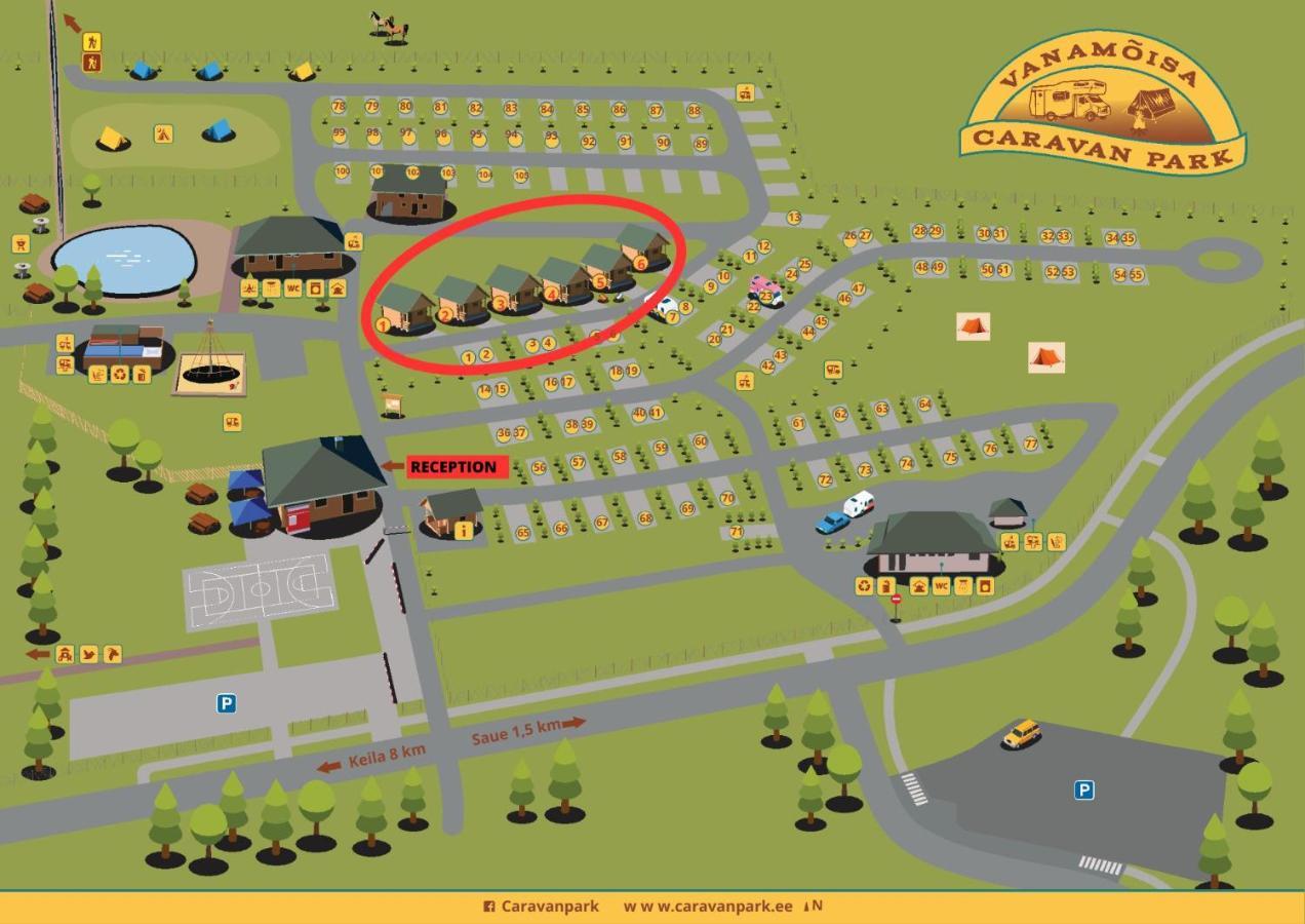 Vanamõisa Caravan Park Saue Exterior foto